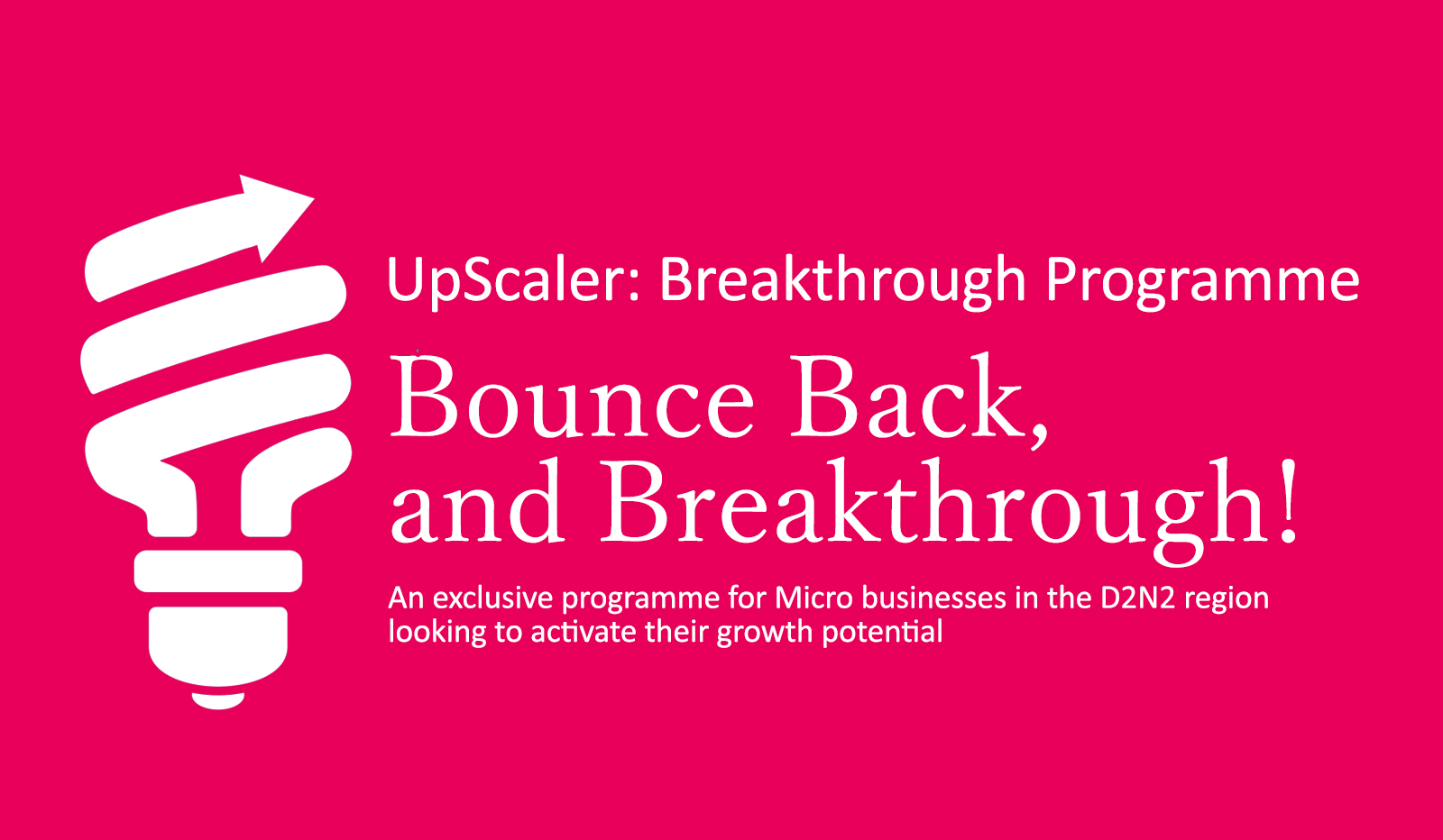 Scale Up Breakthrough Workshop