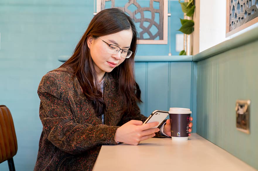 Coffee shop girl