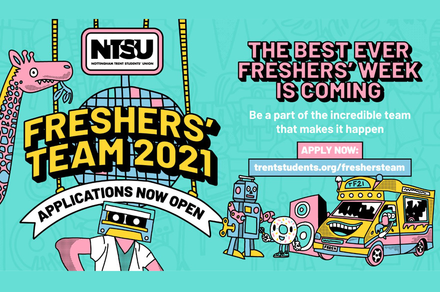 Apply to be a part of the Freshers' team for 2021