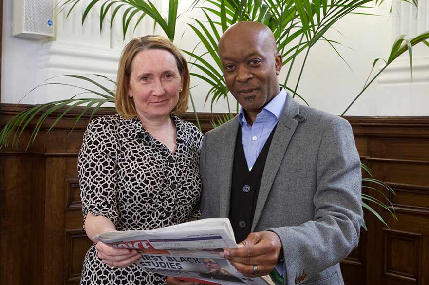 Julie Nightingale and Rodney Hinds