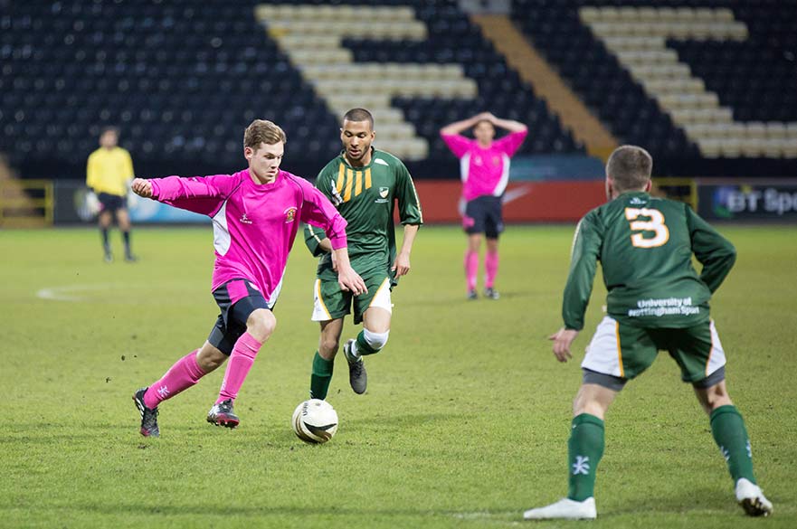 NTU mens football player