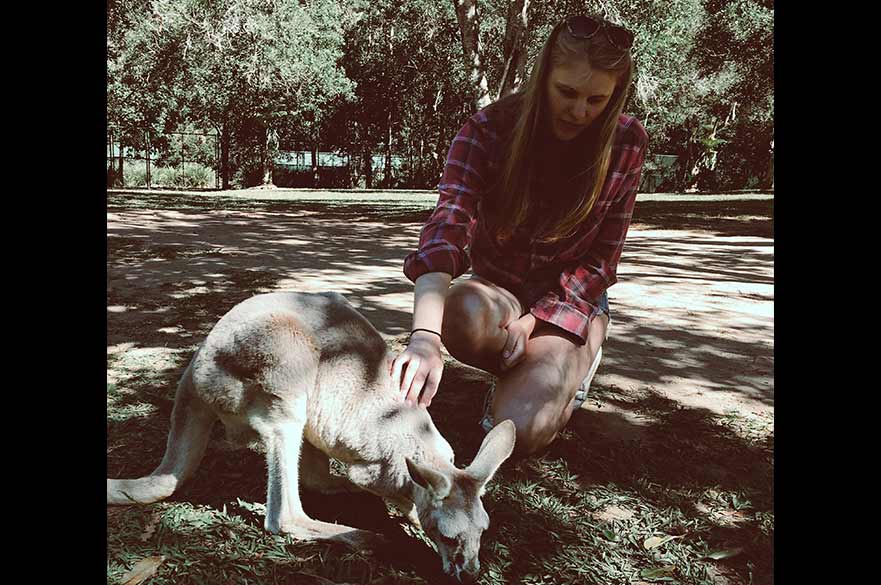 Ellie Steel in Australia