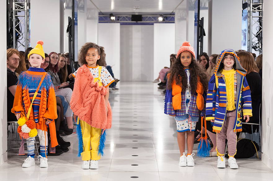 Children at fashion show