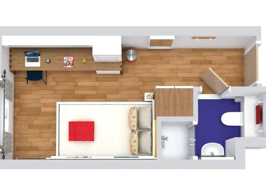 Kaplan Living bedroom layout image