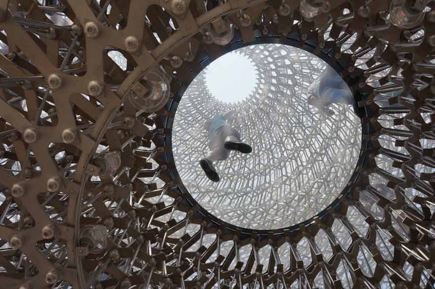 UK Pavilion interior
