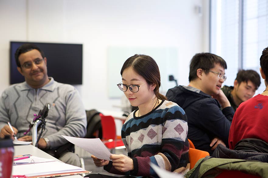 class within Nottingham Business School