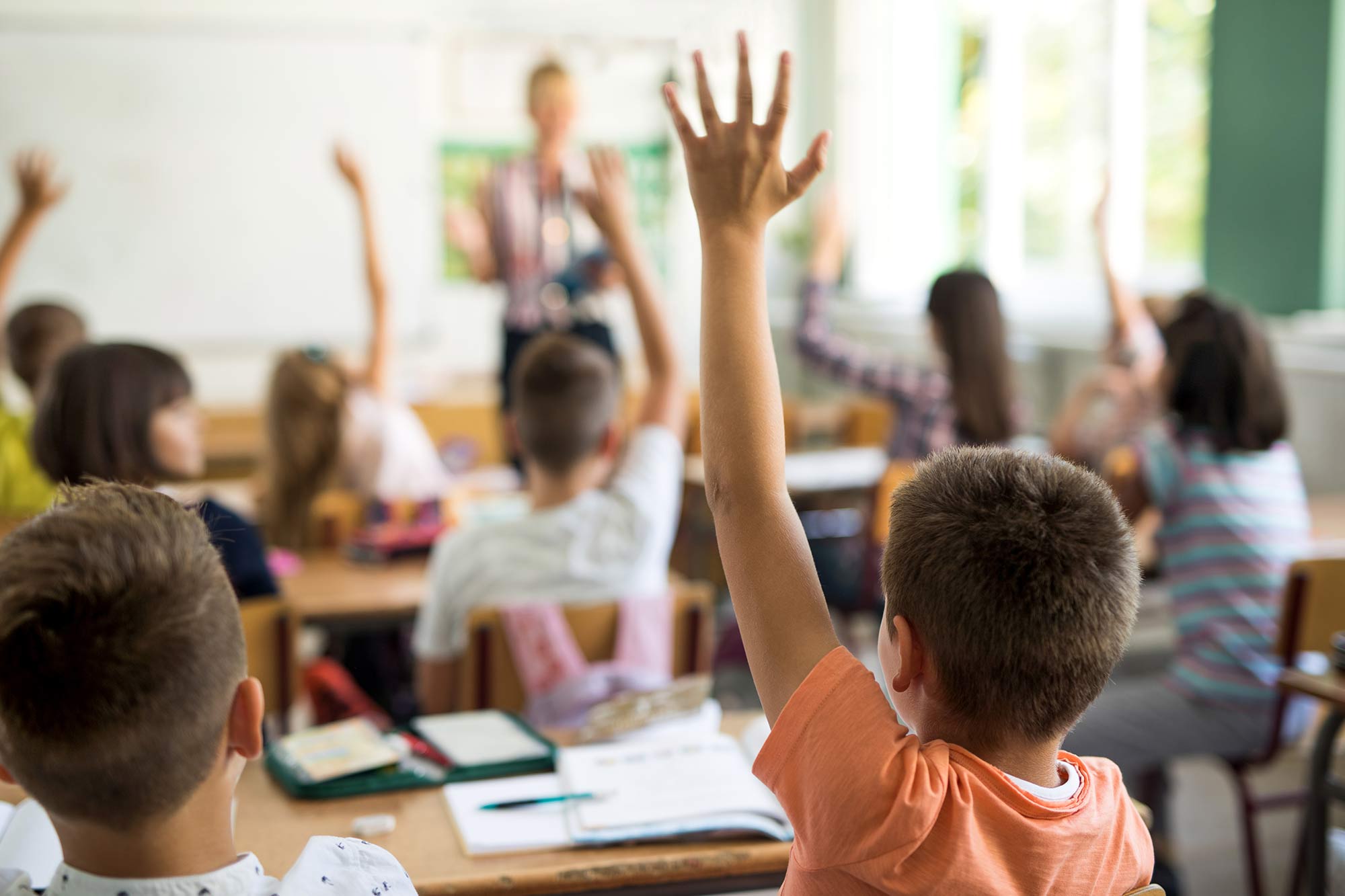 Children in classroom