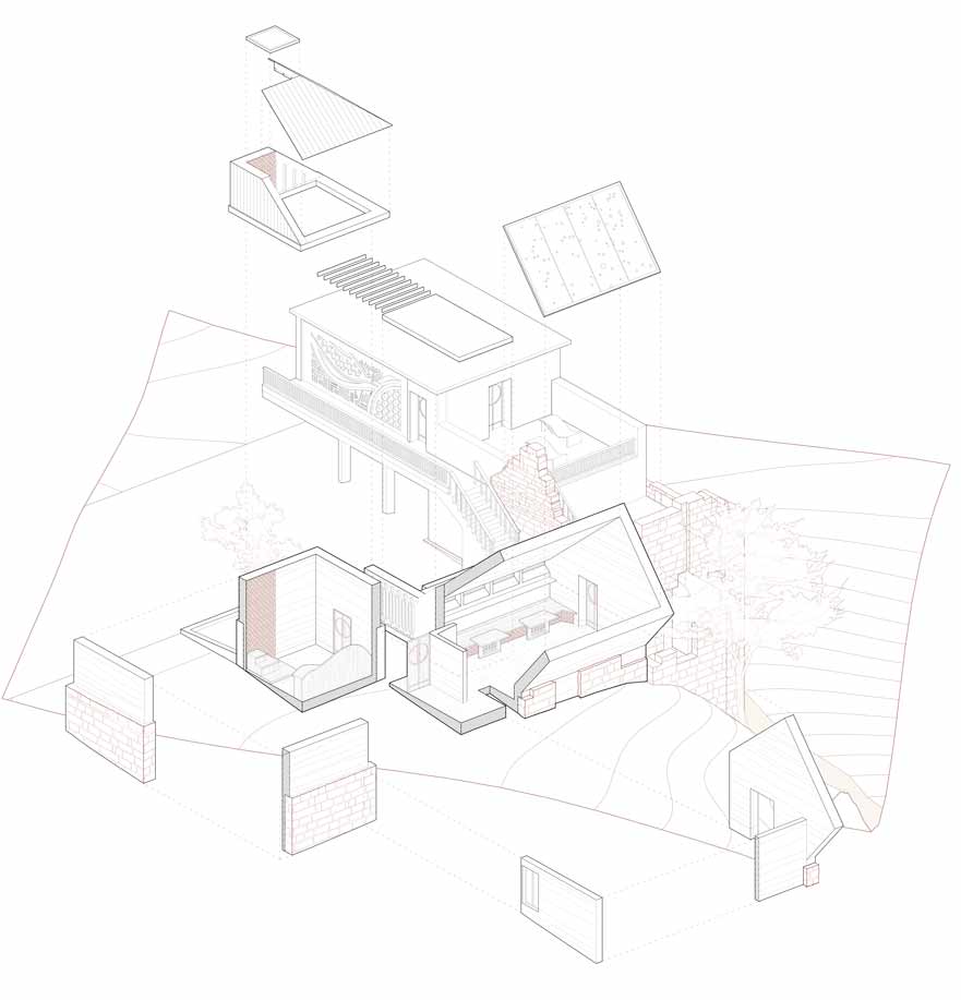 Plans to a futuristic monastery