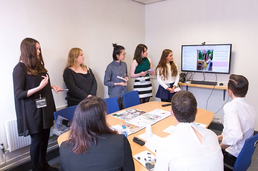 John Lewis student presentation
