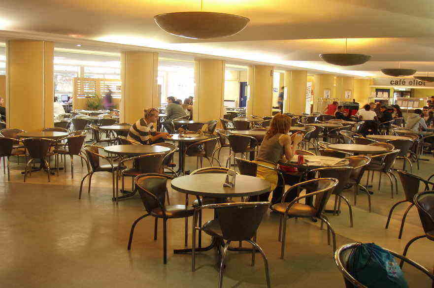 The old refectory at Clifton campus, before renovation works