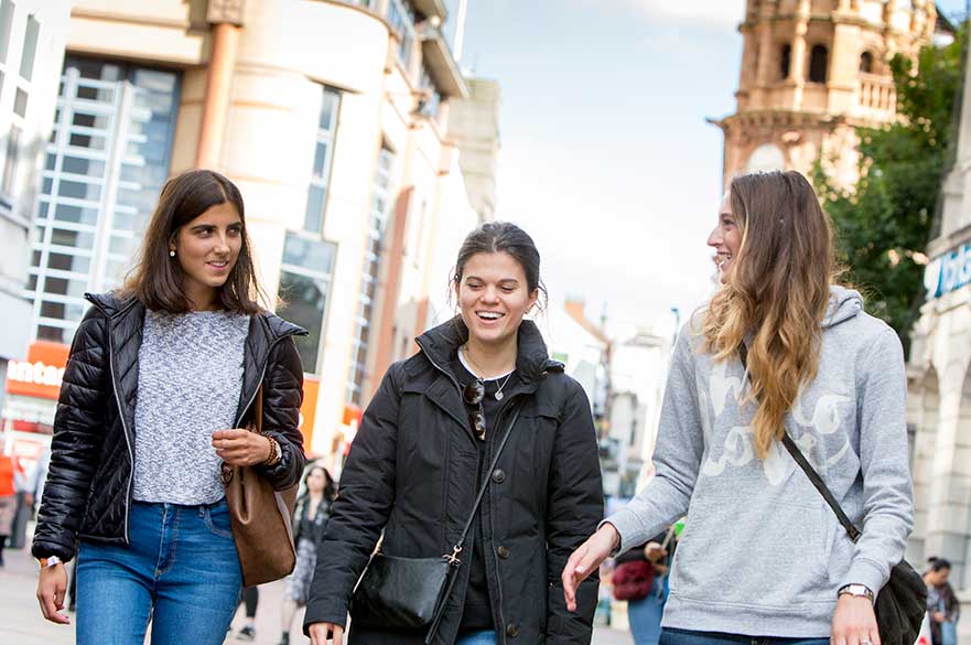 Students Nottingham High Street