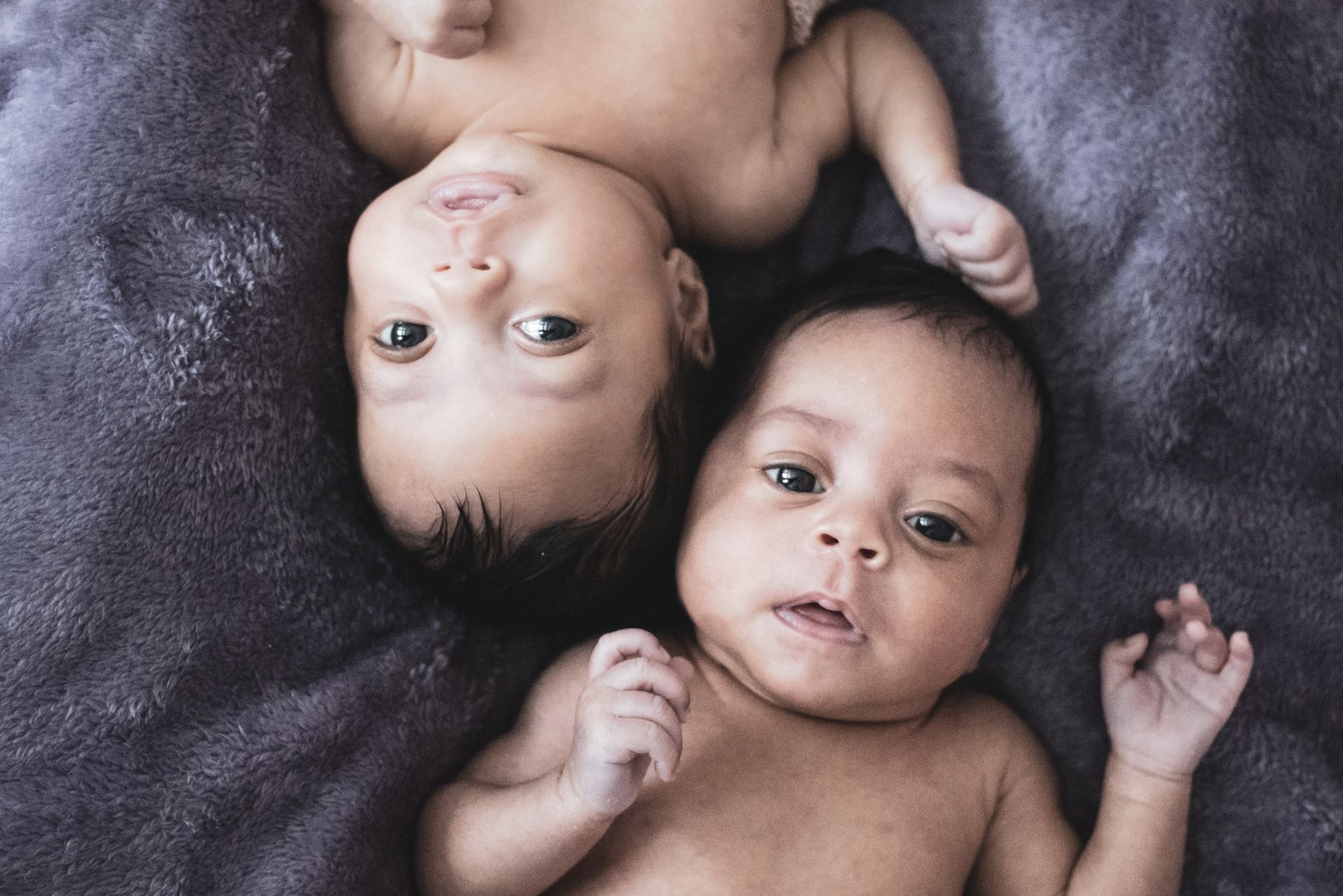 Twin babies