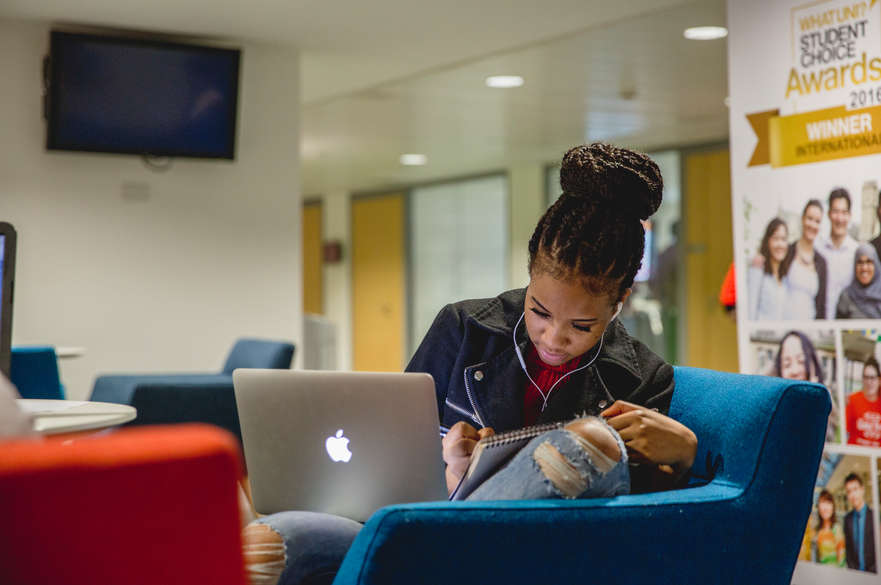 Girl on laptop