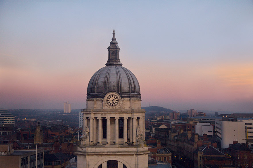 Nottingham skyline