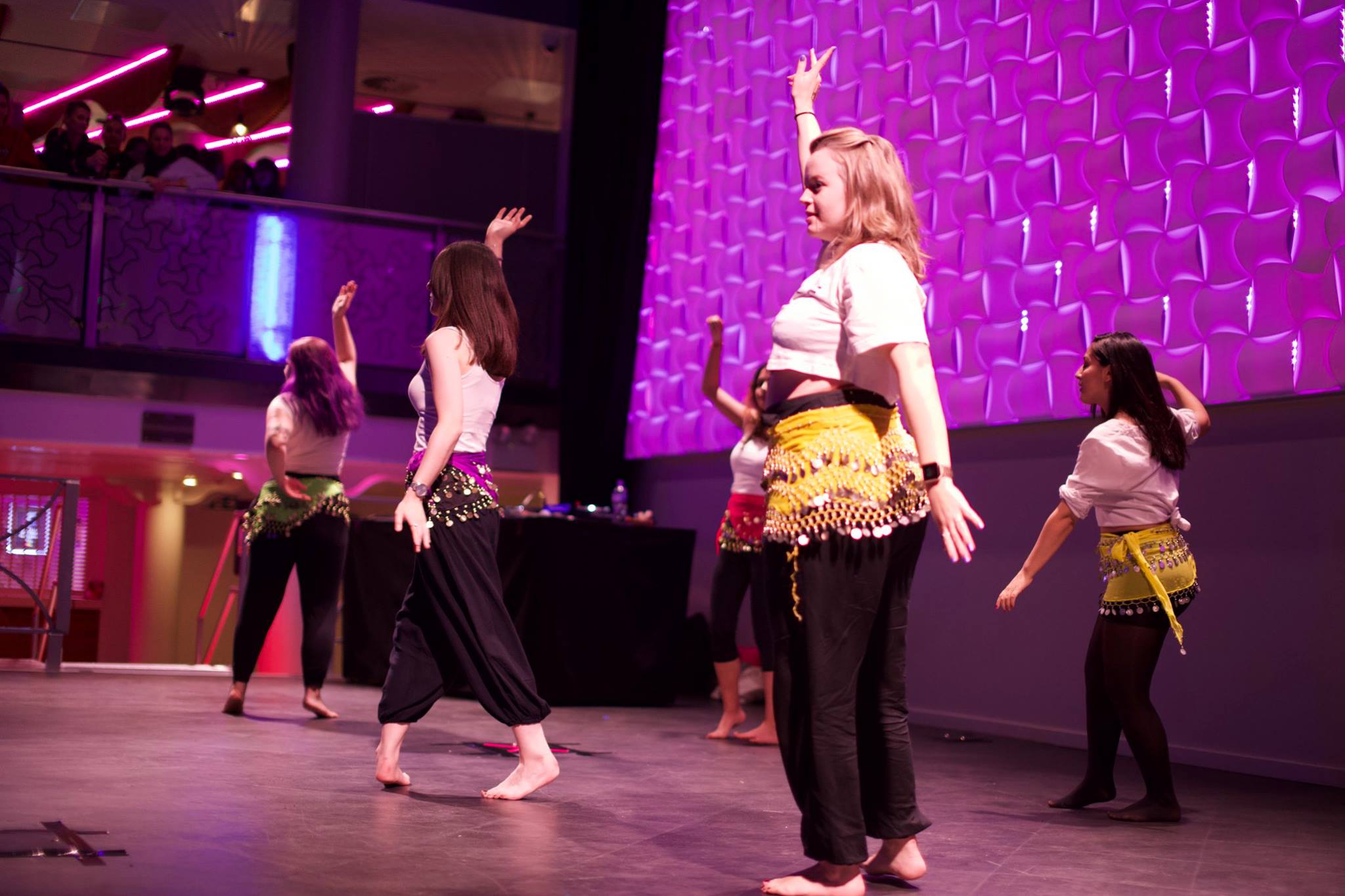 Burlesque club dancing at Girls Night In