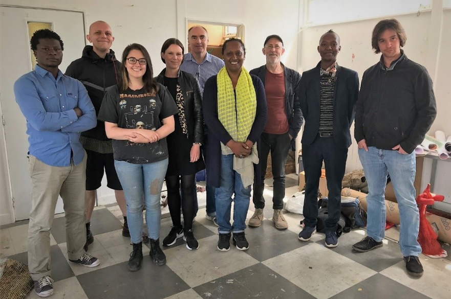 MA fine art students welcome Kenyan artists