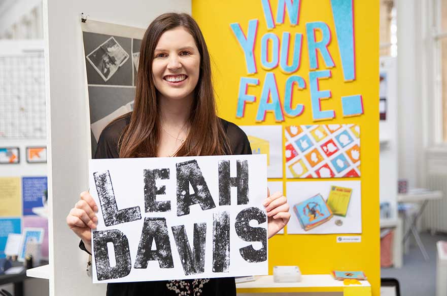 Leah Davies, BA (Hons) Graphic Design 