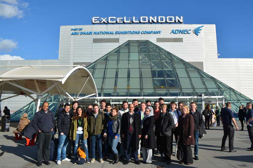 Civil engineering students in London