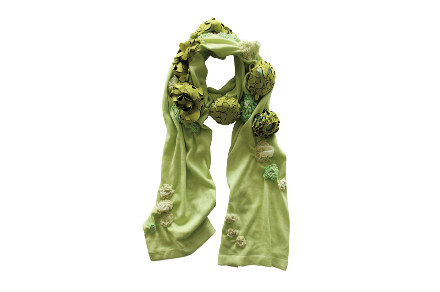 Green scarf