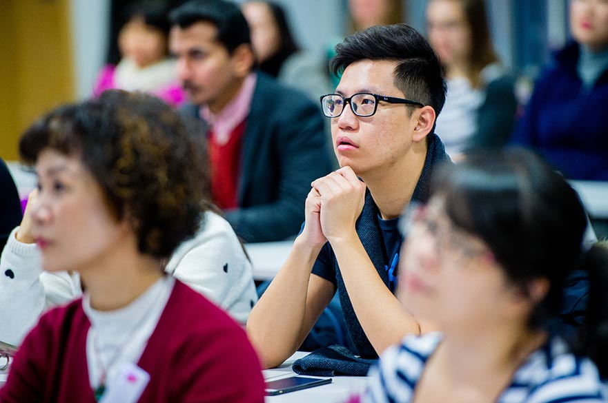 Global conference attendees