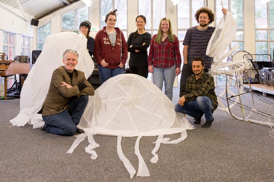 The NTU team with mentor Miguel Torres Umba (bottom right)