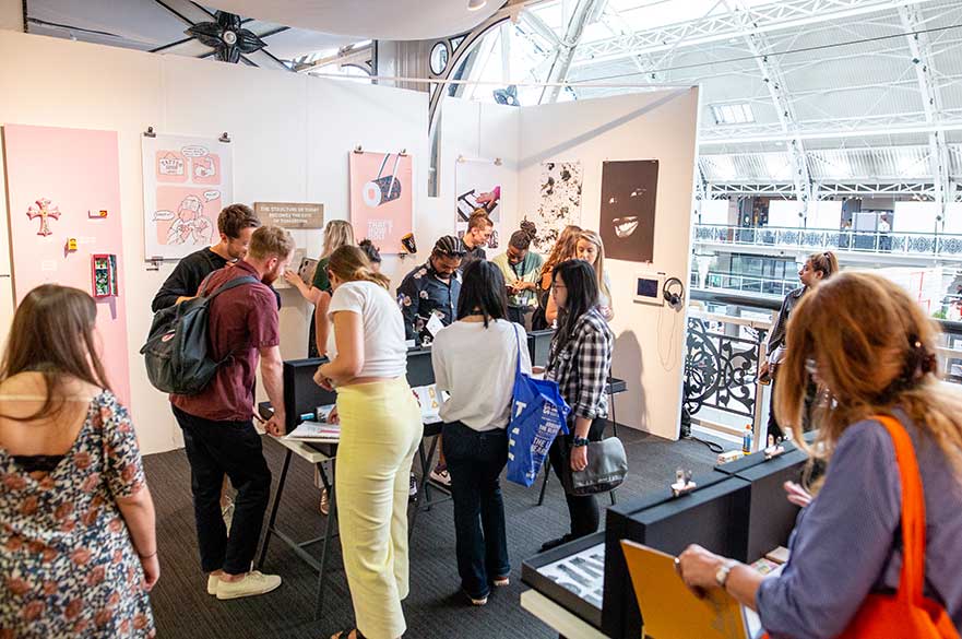 NTU Graphic Design at New Designers Week 2