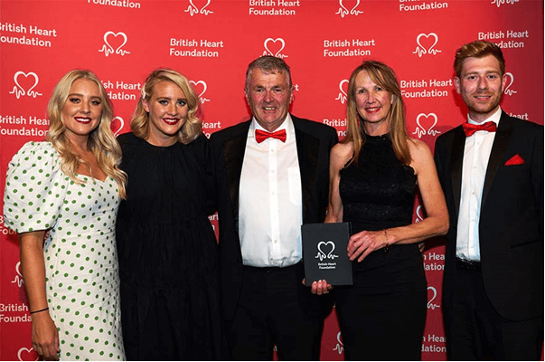 picture from award night at british heart foundation award