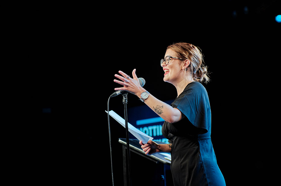 Georgina Wilding at Nottingham poetry Festival