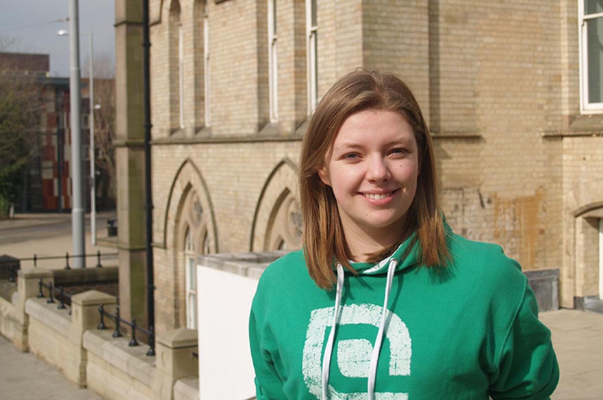 Caitlin Simon at University