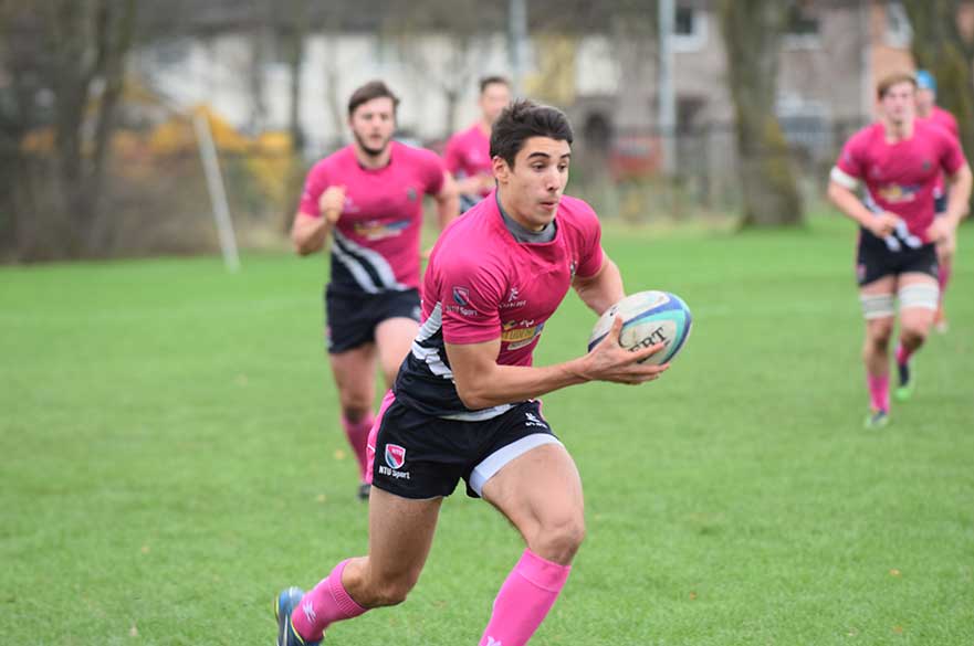 BUCS rugby player