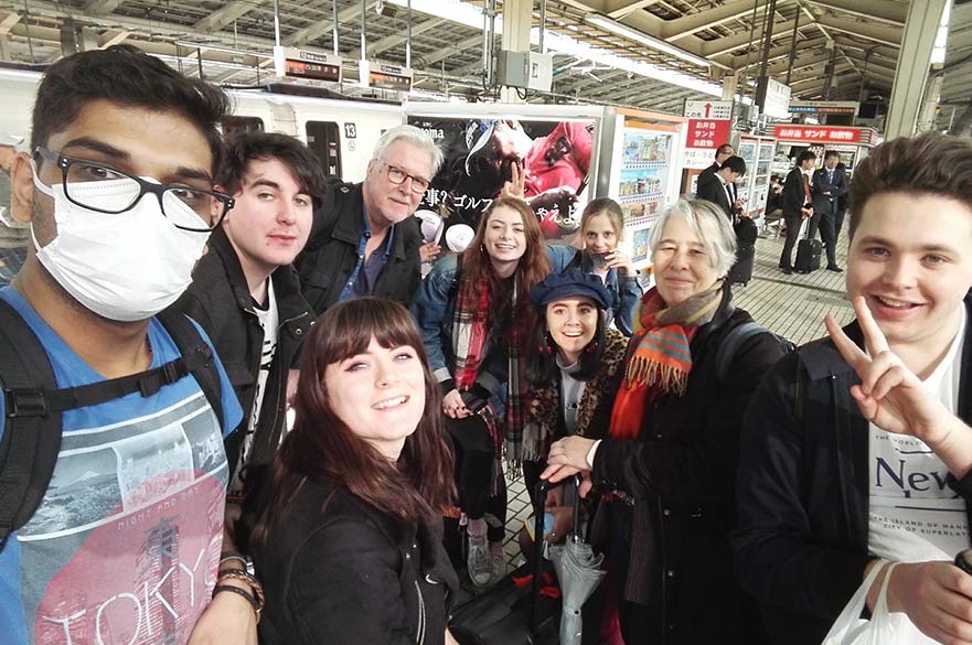 Photography students