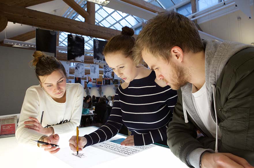 Graphic Design students