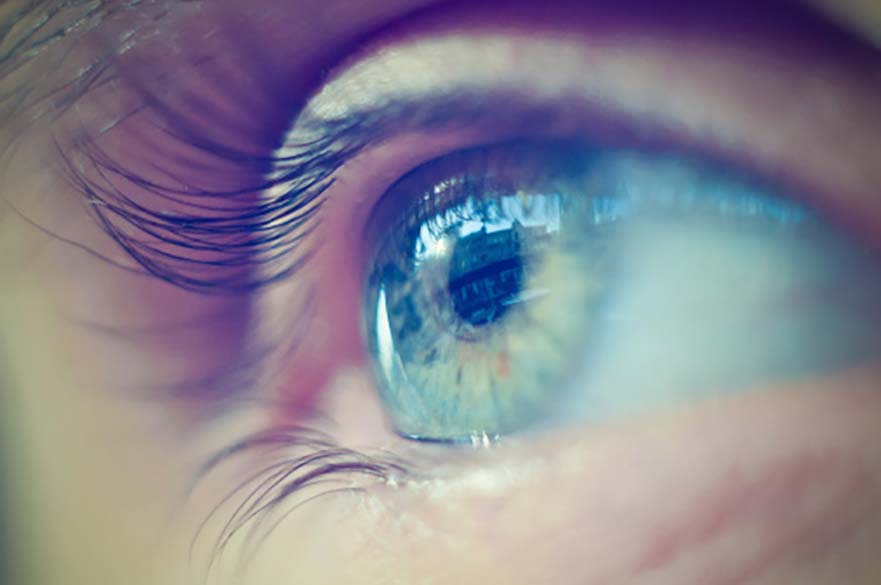 Close up of an eye