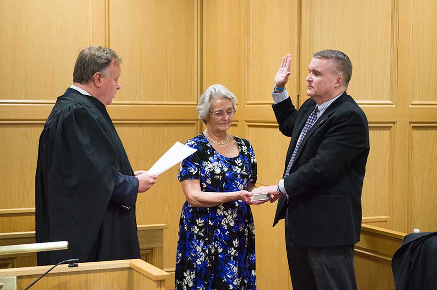 Peter Romary Swearing In