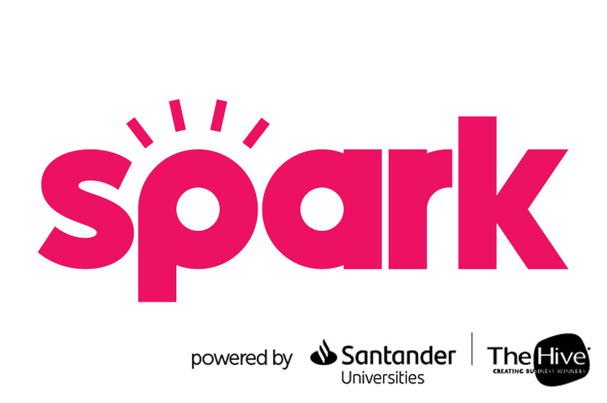 spark logo pink