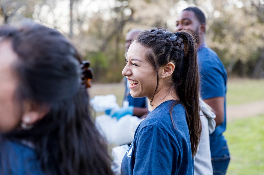 Young woman smiling