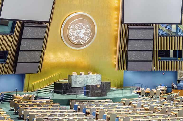 United Nations conference room