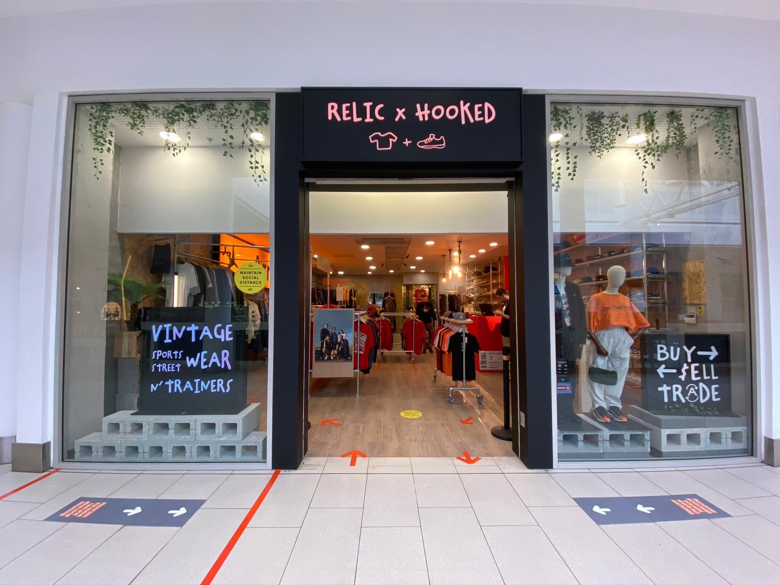 The front of the Relic Vintage store in the Victoria Centre 