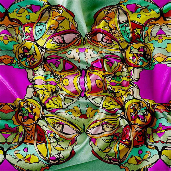 Liberty London silk scarf