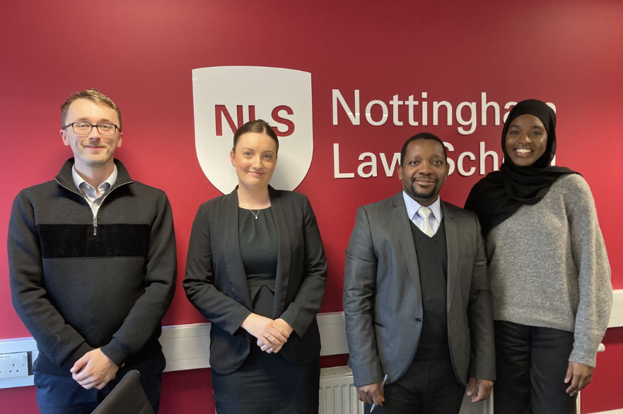Winners pictured for the NLS Client Interviewing Competition