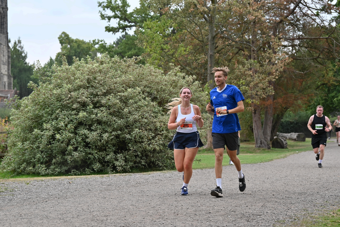 Robin Hood Half Marathon fundraiser Eva-Lily training for the race