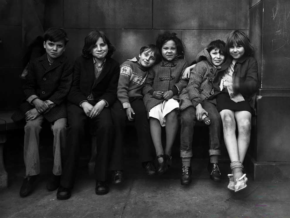 Picture of children from 1980s Nottingham