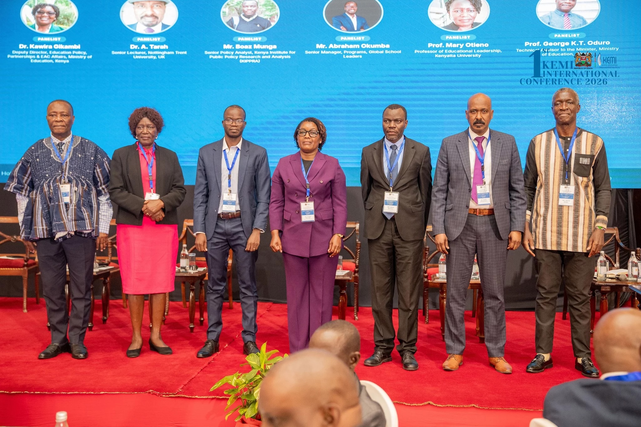 Group picture of speakers with Dr Abdishakur Tarah at 1st-KEMI-International-Conference-2026