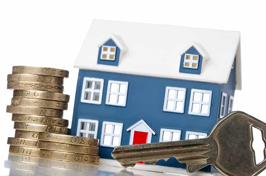 Model house and money