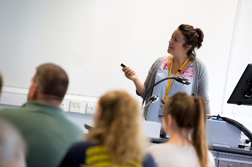 Lecture in classroom