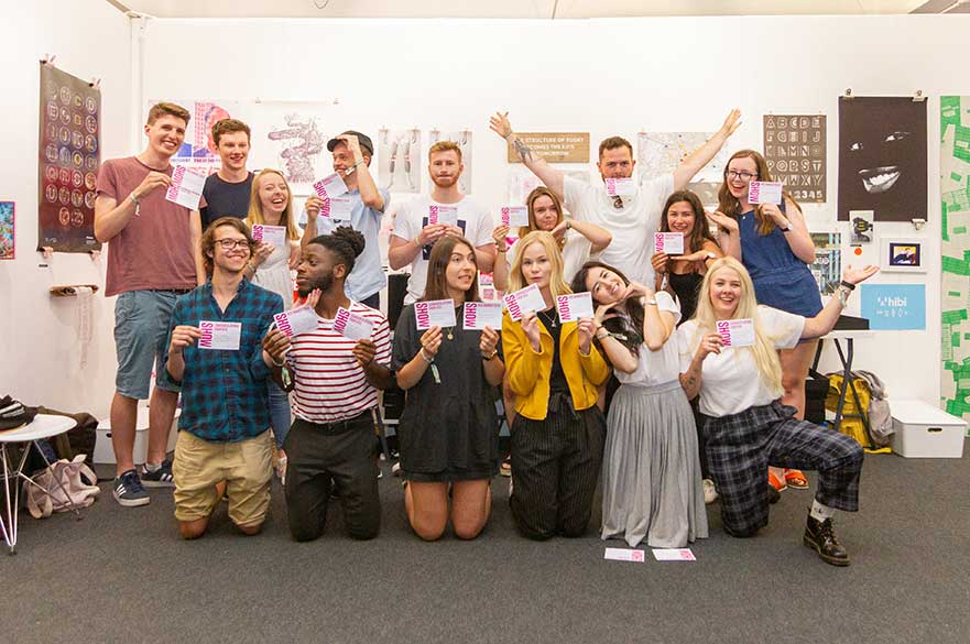 Our BA (Hons) Graphic Design students at D&AD New Blood