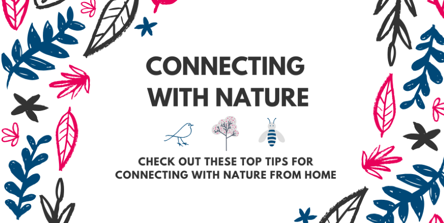 infographic about connecting with nature