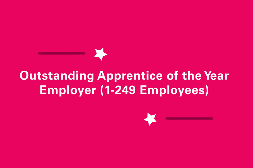 Outstanding Apprentice of the Year 2020, Small Employer