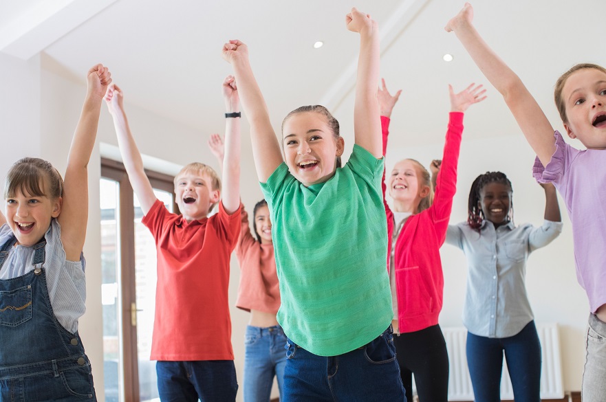 Children in classroom