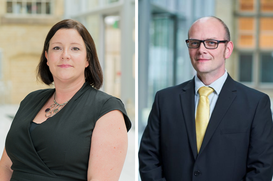 Sian Hughes and Chris Ratcliffe
